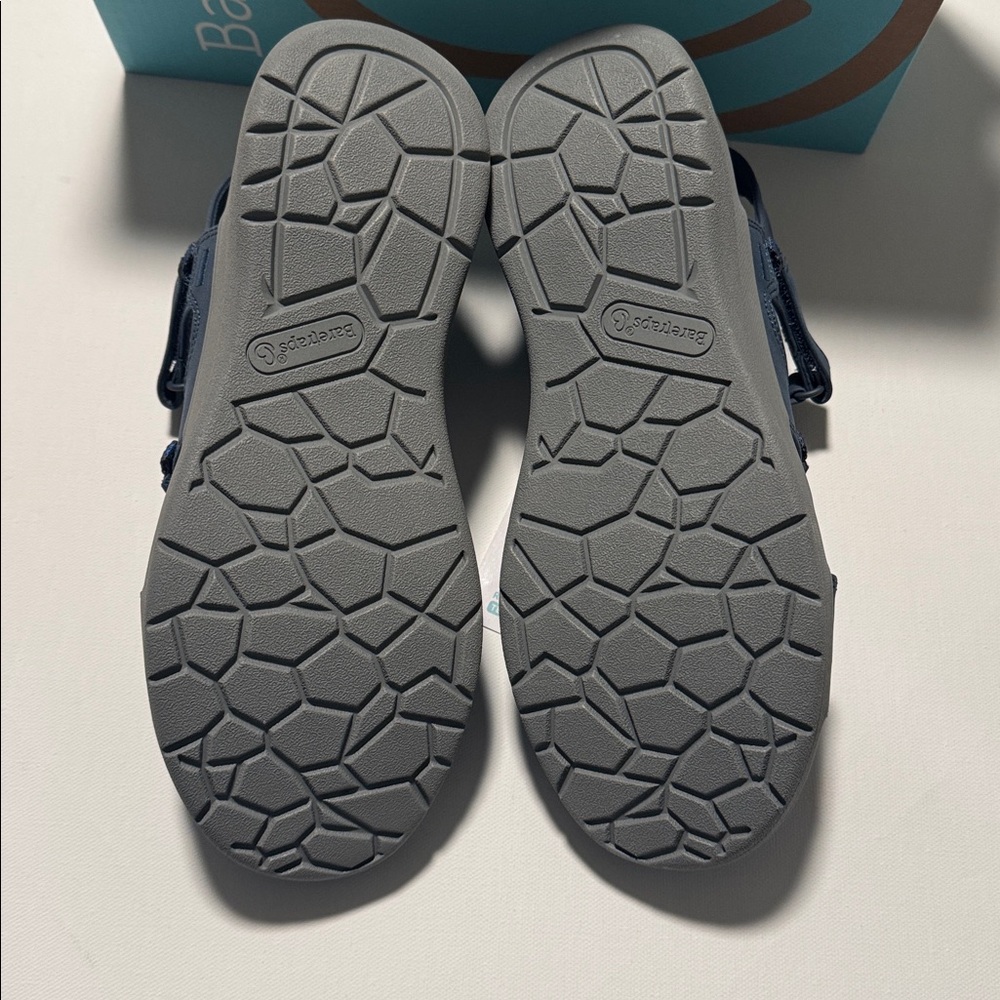 Baretraps Comfort Sandals Womens 9.5 Navy Tracey - Picture 5 of 6